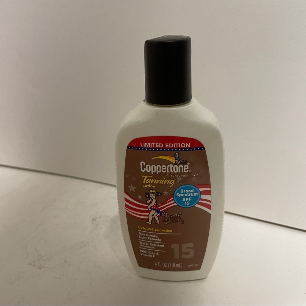 Coopertone Tanning Lotion SPF 15 Sunscreen